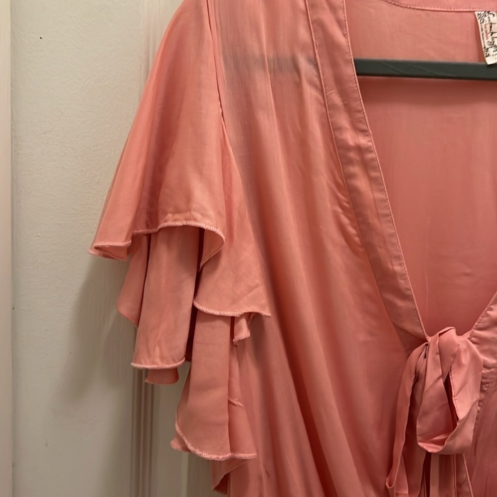Free People Intimates. Call Me Later Bodysuit. Peach. Size Small. NWOT - Picture 5 of 14